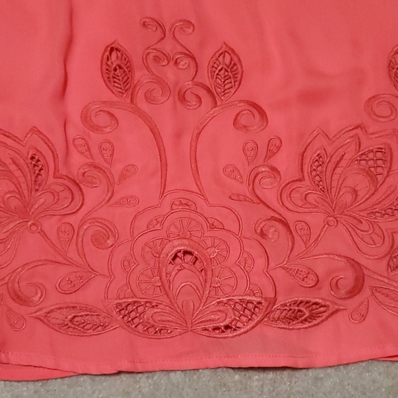 Coral pink blouse - Picture 2 of 5